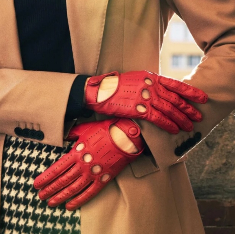 Red Driving Gloves